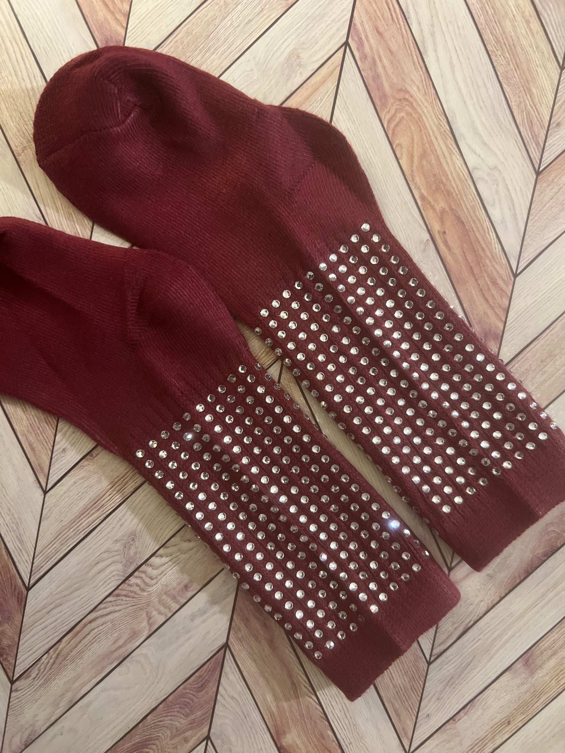 Rhinestone toddler socks